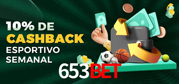 10% de bônus de cashback na 653bet
